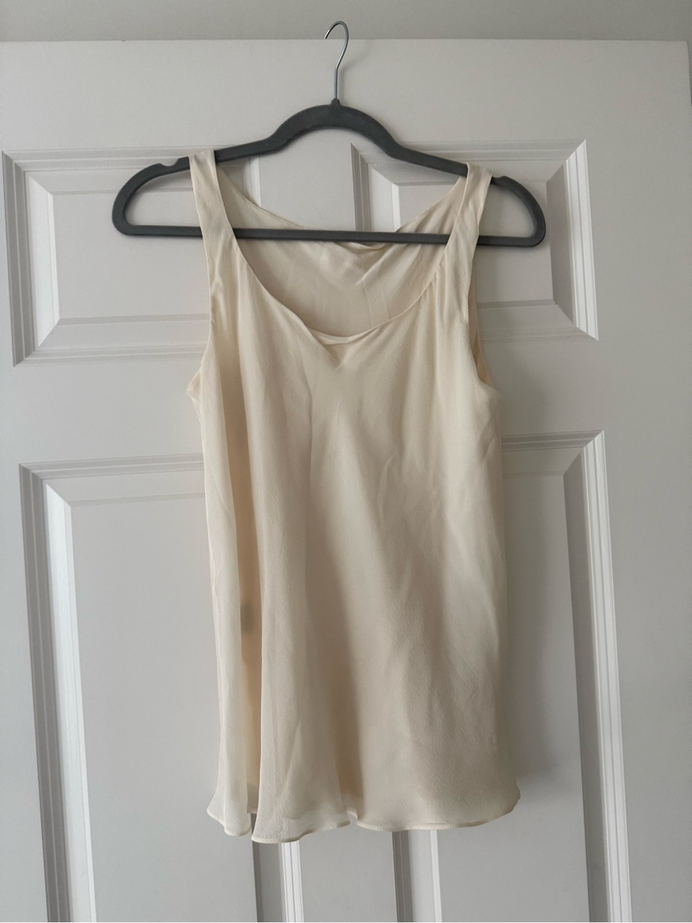 Peter Cohen Vintage 100% Silk Cream Blouse